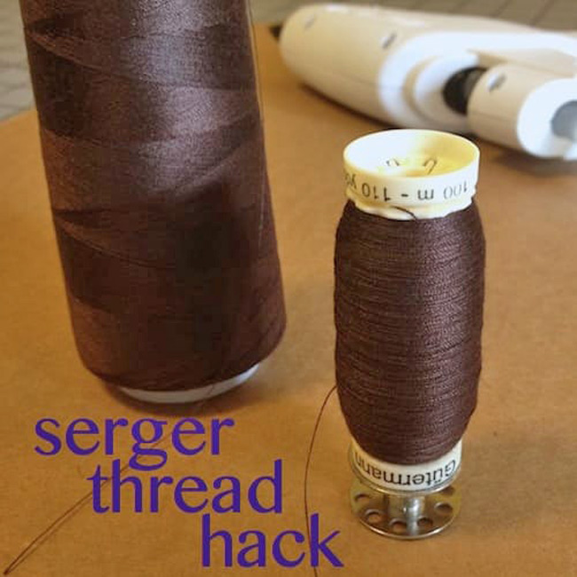 Serger Thread Hack Tutorial ~ DIY Tutorial Ideas!